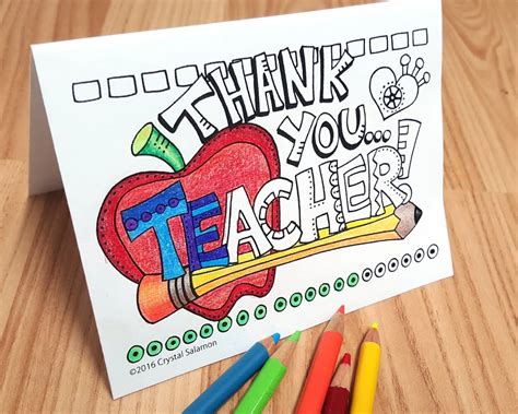 Teacher Thank You Cards