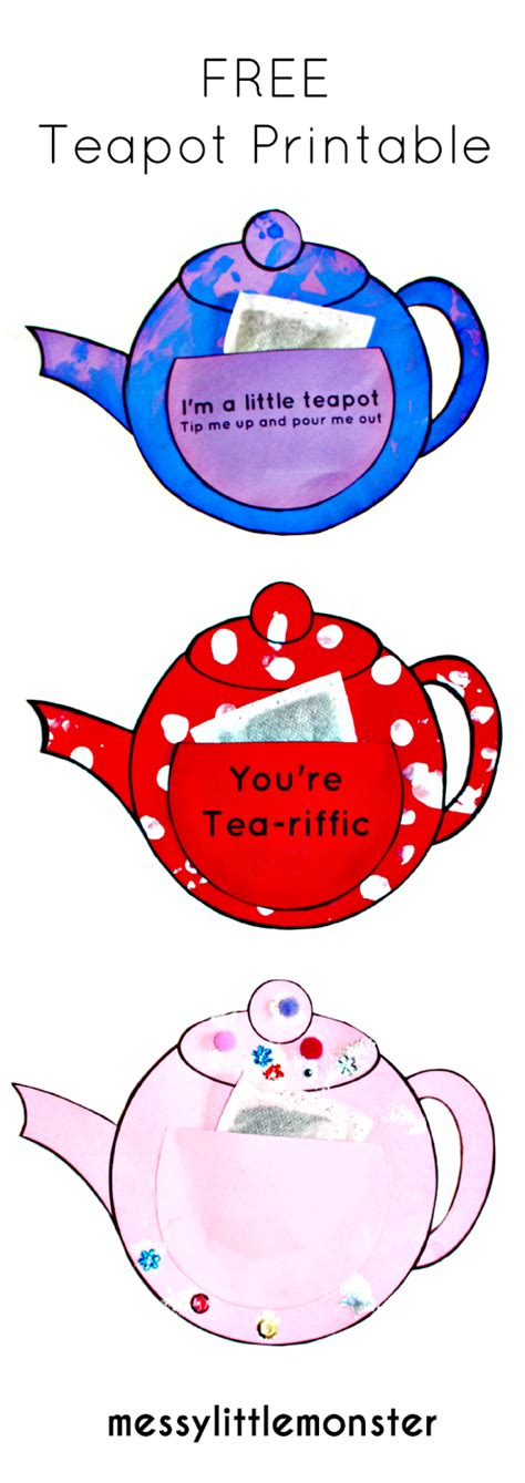 Teapot Printable Crafts