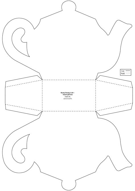 Teapot Templates for Crafting