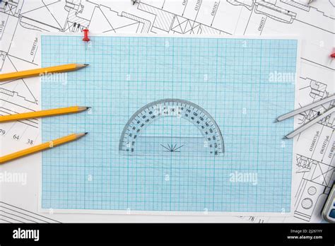 Technical drawing grid paper