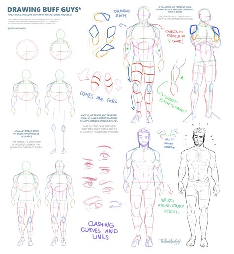 Techniques for Drawing Male Body