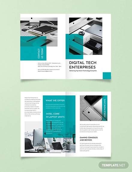 Technology brochure template