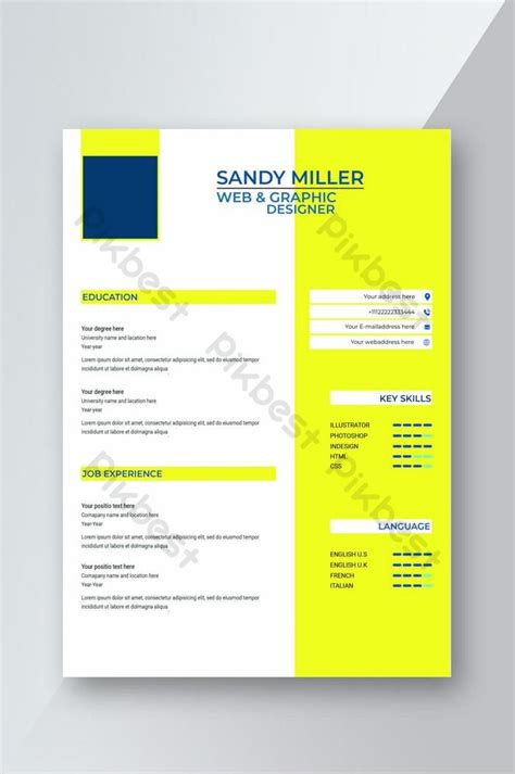 Template design example 10