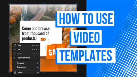 Templates for Video Editing