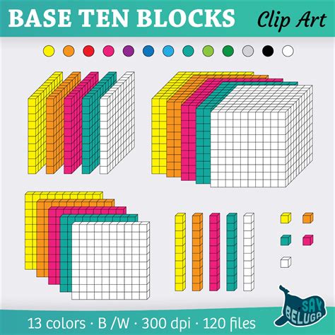 Ten Base Blocks Printable 3