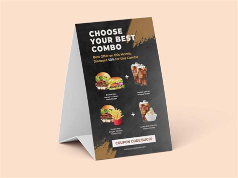 Best practices for double-sided tent card design and deployment