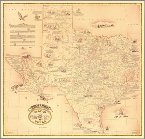 History of Texas Maps