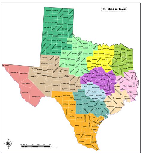 Types of Texas Maps