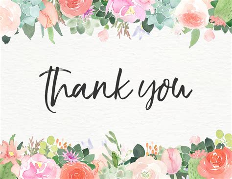 Description of Thank You Card Template 10