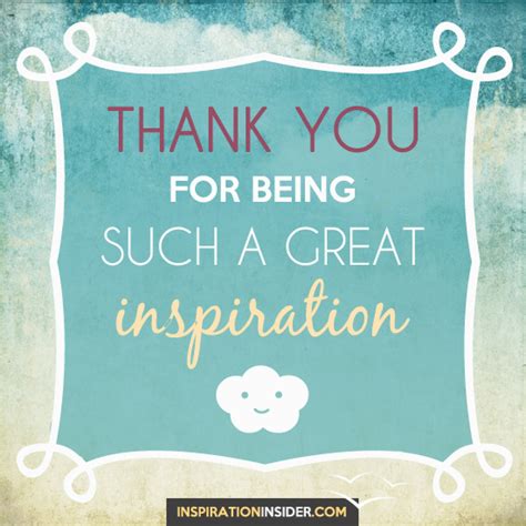 Thank You Inspiration