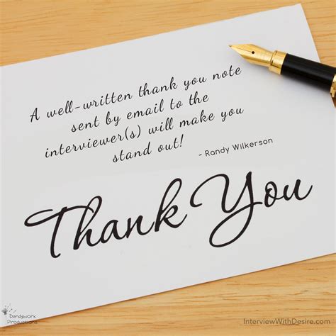 thank you note