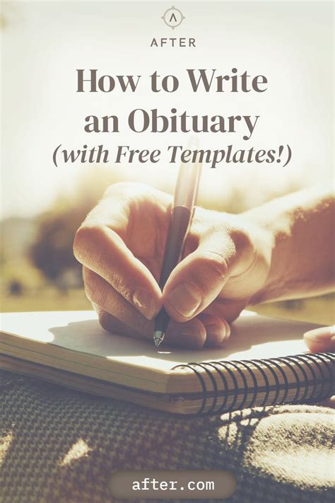 Guidelines for crafting a meaningful and informative obituary