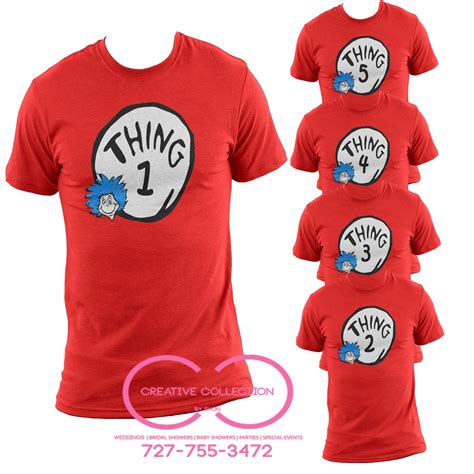 Thing 1 and Thing 2 T-Shirt Design