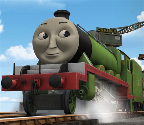 Henry the Green Engine Coloring Page