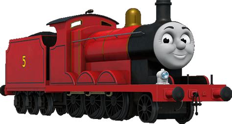 James the Red Engine Coloring Page