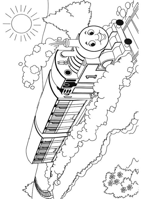 Thomas Train Track Coloring