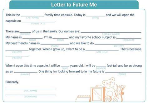 Time Capsule Letter Tips Image