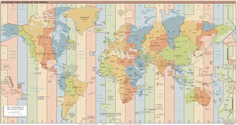 Time Zone Map for Reference