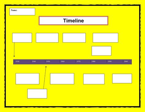 Timeline Templates for Students