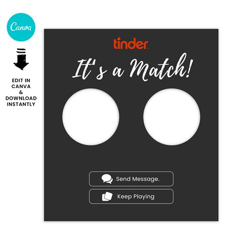 Tinder Match Template Basics