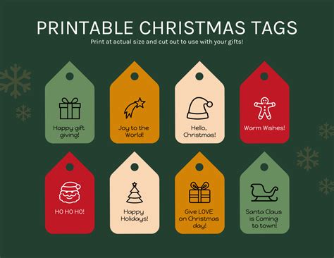 Tips and Tricks for Christmas Tags