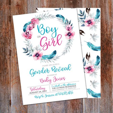 Tips for Gender Reveal Invitations