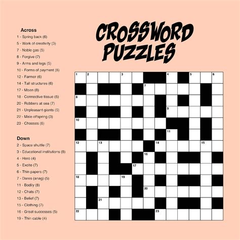 Tips for Solving Printable Crossword Puzzles