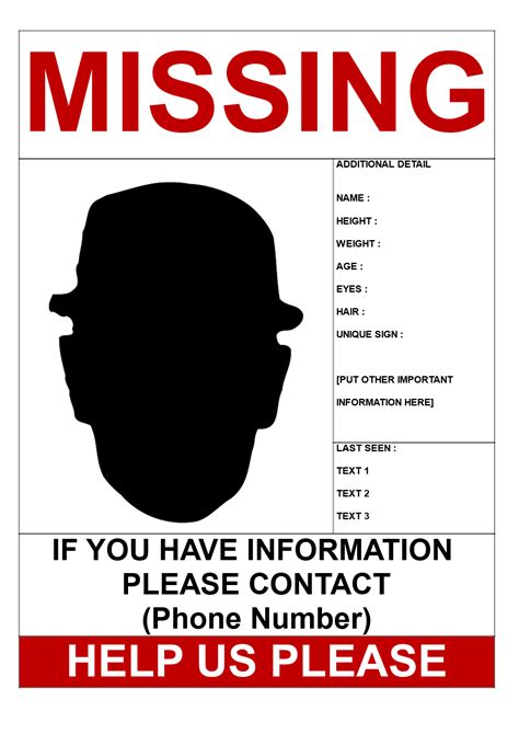 Tips for Using Funny Missing Person Templates