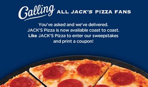 Tips for using Jack's Pizza coupons printable