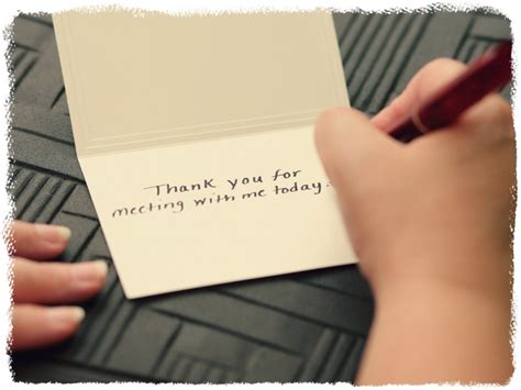 Tips for Writing a Thank You Card