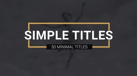 Title Templates Design