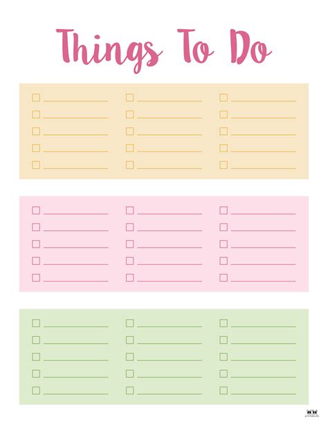 Description of To-Do Lists