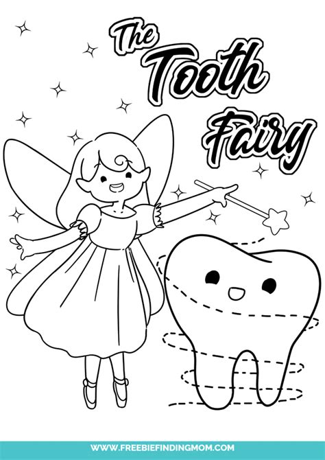 Tooth Fairy Coloring Pages