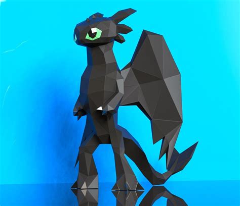 Toothless Papercraft Inspiration