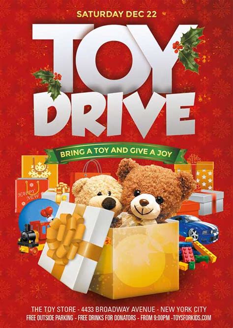 Toy Drive Flyer Template