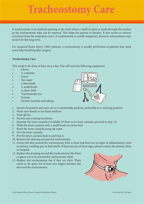 Tracheostomy care procedures