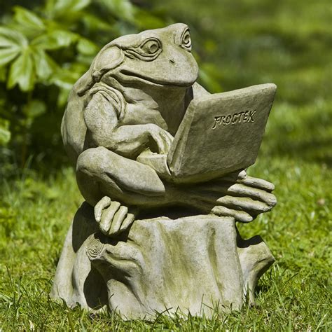 Traditional garden ornaments with classic designs and soft colors