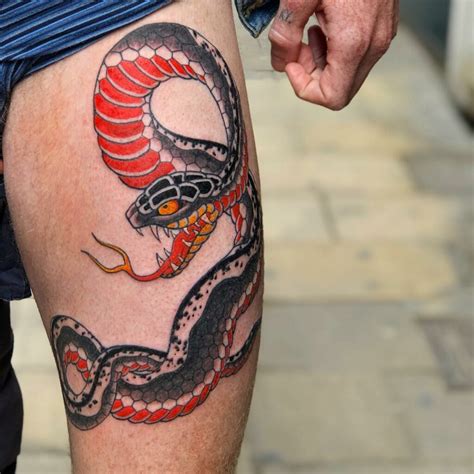 Traditional Snake Tattoo Designs