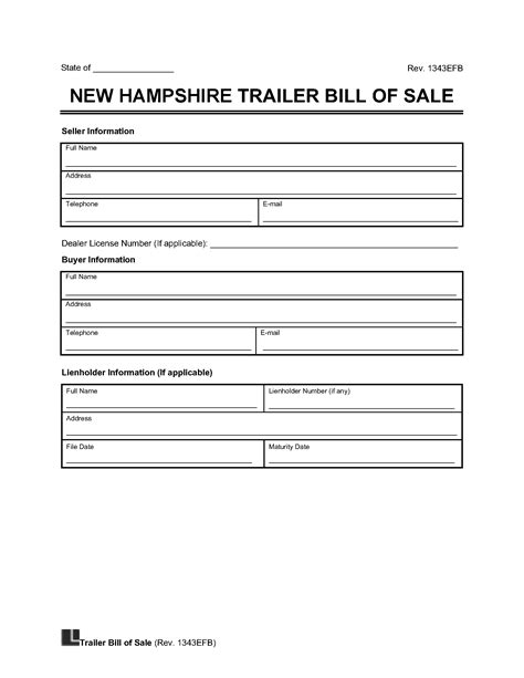 Trailer Bill Tips