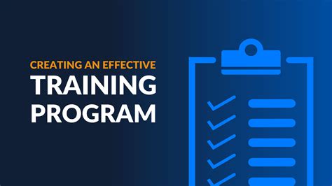 Description of Training Program Creation