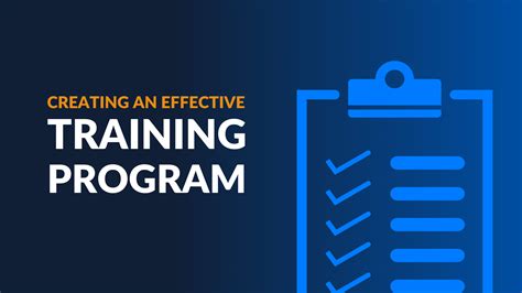 Description of Training Program Development