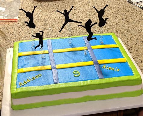 Trampoline Party Cakes