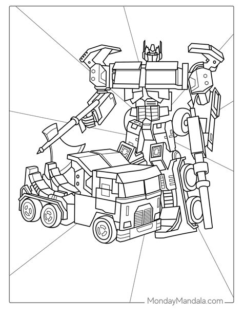 Transformers Coloring Page