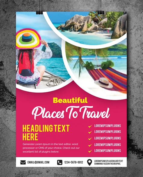 Travel Flyer Template Gallery