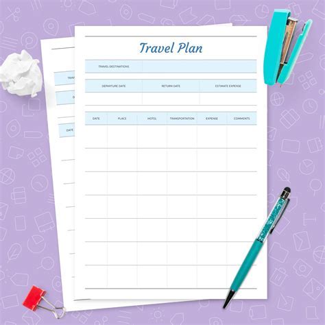 Travel Planner Template