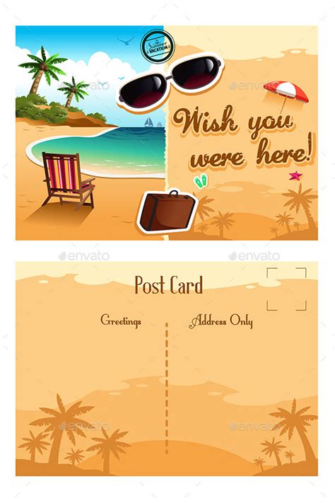 Travel Postcard Design Example