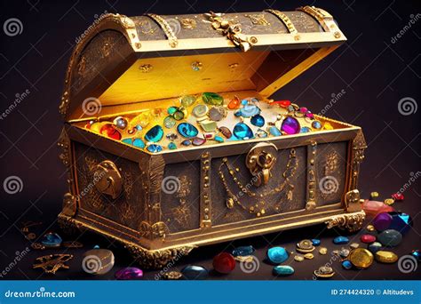 Treasure Chest with Gold