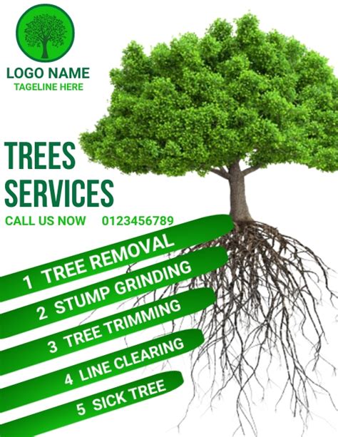 Tree Service Flyer Template 2