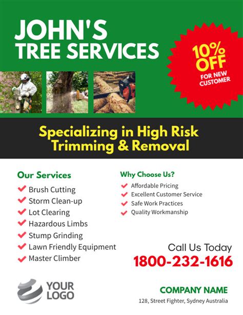 Tree Service Flyer Template 3