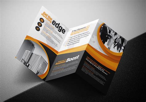 Tri-fold brochure templates for business